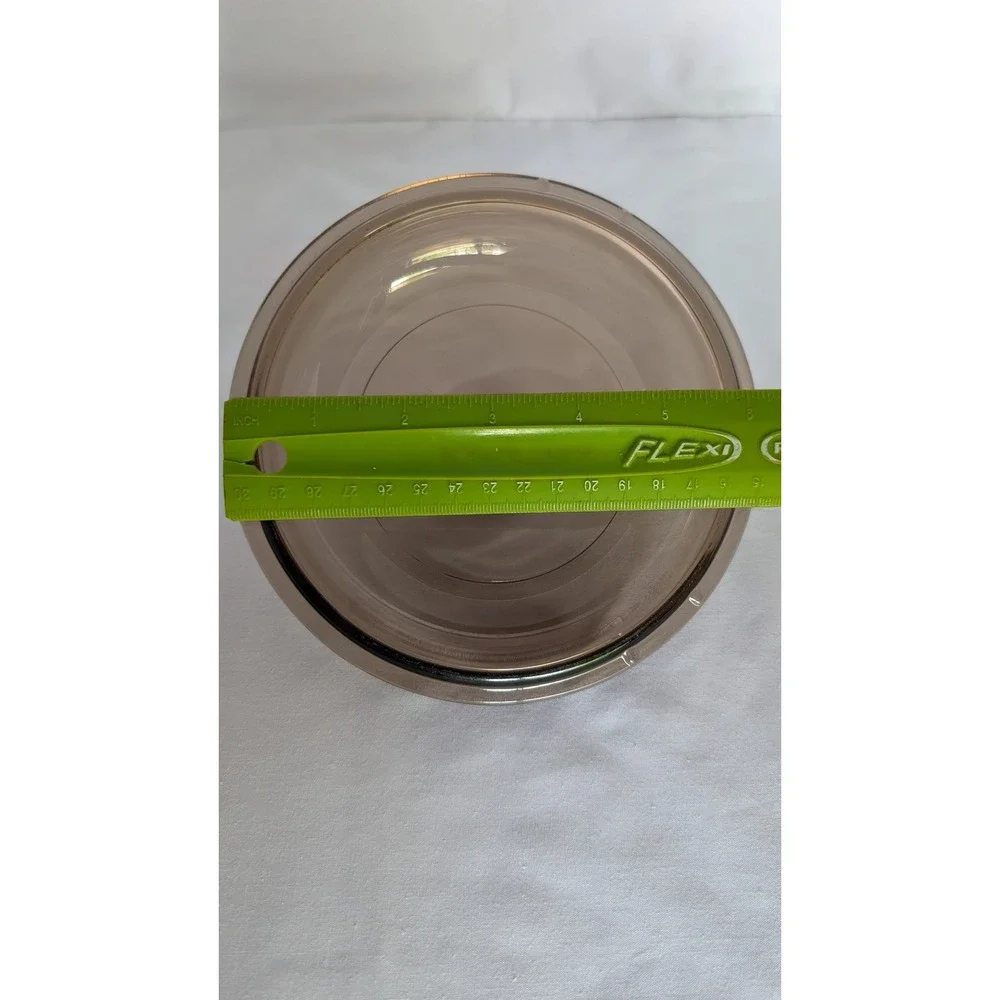 Pyrex Visions V-1-C Amber Glass Lid Replacement 6 Inch Round Visionware Cover